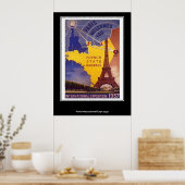 Altes Pariser Plakat (Küche)