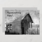 Altes Party Einladung (Vorne/Hinten)