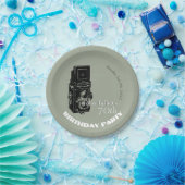 Altes Party-Papierplatte 1 Geburtstag der Kamera Pappteller (Party)