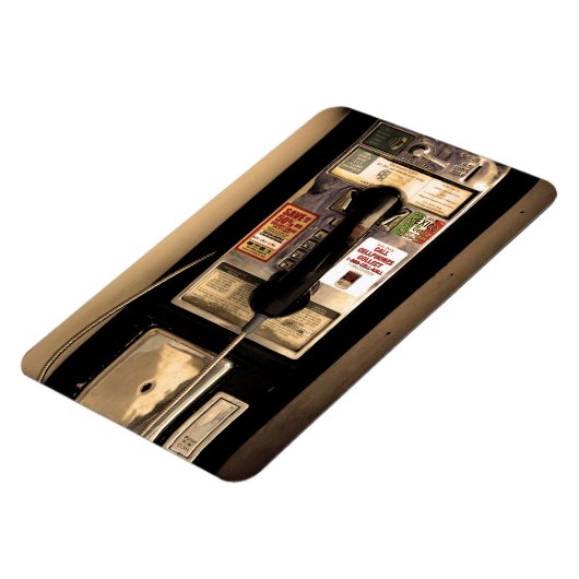 Altes Pay Phone Magnet (Linke Seite)