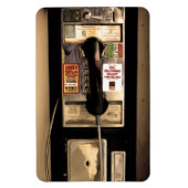 Altes Pay Phone Magnet (Vertikal)