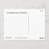 Altes Pay Phone Postkarte (Rückseite)