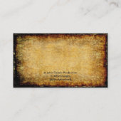 Altes Pergament ~ Visitenkarte (Rückseite)