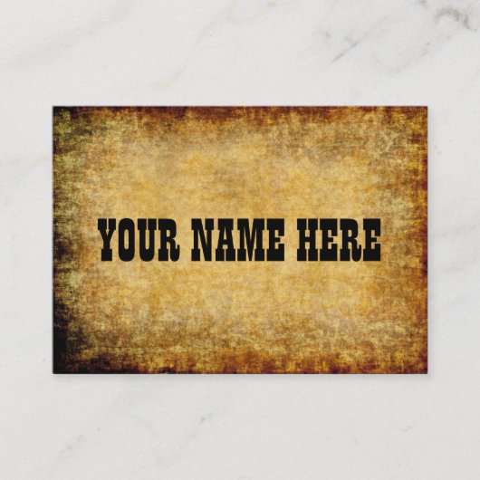 Altes Pergament ~ Visitenkarte (Vorderseite)