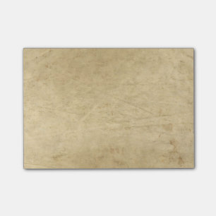 Altes Pergamentpapier Post-it Klebezettel