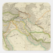 Altes Persisches Reich Quadratischer Aufkleber (Vorderseite)