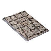 Altes Pflastersteingebäude an der Straße, anc Notizblock (Rechte Seite)