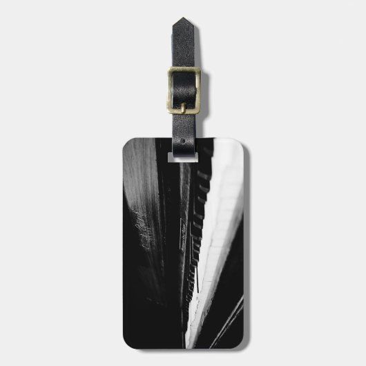 Altes Piano Gepäckanhänger (Vorderseite vertikal)