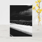 Altes Piano Karte (Gelbe Blume)