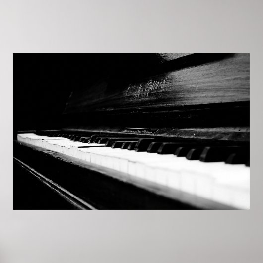 Altes Piano Poster (Vorne)