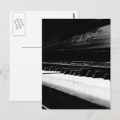 Altes Piano Postkarte (Vorne/Hinten)