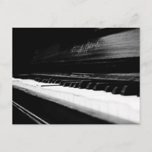 Altes Piano Postkarte