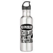 Altes Picklers die nie Pickleball Geschenk Edelstahlflasche (Vorderseite)