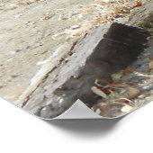 Altes Pioneer Wagenwall Poster (Ecke)