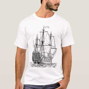 Altes Piratenschiff T-Shirt
