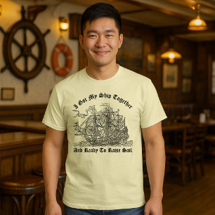 Altes Piratenschiff T-Shirt