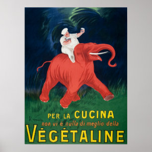 Altes Plakat für Lebensmittelwerbung