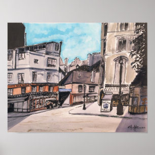 Altes Plakat Paris Frankreich