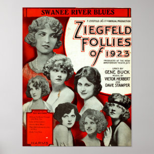 Altes Plakat: Ziegfeld Follies von 1923 Poster