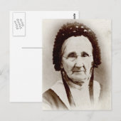 Altes Portrait Großmutter Postkarte (Vorne/Hinten)