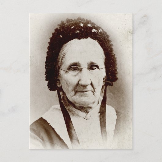 Altes Portrait Großmutter Postkarte (Vorderseite)