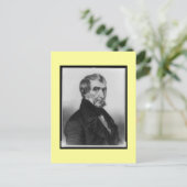 Altes Portrait, William Henry Harrison Postkarte (Stehend Vorderseite)