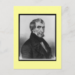 Altes Portrait, William Henry Harrison Postkarte