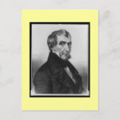 Altes Portrait, William Henry Harrison Postkarte (Vorderseite)