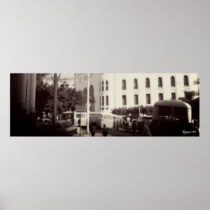 Altes Postgebäude in Algier Algerien Poster