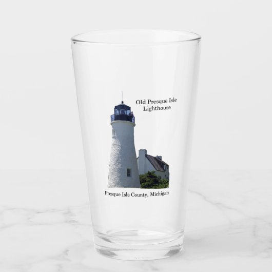 Altes Presque Isle Lighthouse Glas (Vorderseite)