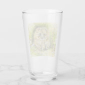 Altes Prickly Button (Igel) (von Beatrix Potter) Glas (Rückseite)