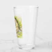 Altes Prickly Button (Igel) (von Beatrix Potter) Glas (Links)