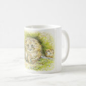 Altes Prickly Button (Igel) (von Beatrix Potter) Kaffeetasse (VorderseiteRechts)