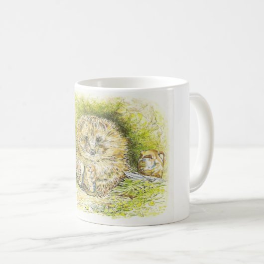 Altes Prickly Button (Igel) (von Beatrix Potter) Kaffeetasse (VorderseiteRechts)