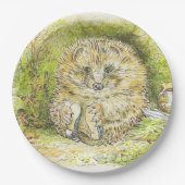 Altes Prickly Button (Igel) (von Beatrix Potter) Pappteller (Vorderseite)