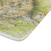 Altes Prickly Button (Igel) (von Beatrix Potter) Schneidebrett (Ecke)