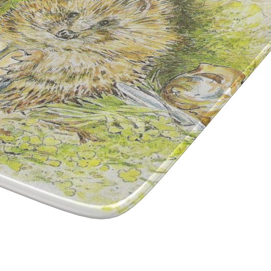 Altes Prickly Button (Igel) (von Beatrix Potter) Schneidebrett (Ecke)