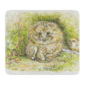 Altes Prickly Button (Igel) (von Beatrix Potter) Schneidebrett (Vorderseite)
