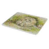 Altes Prickly Button (Igel) (von Beatrix Potter) Schneidebrett (Ecke)