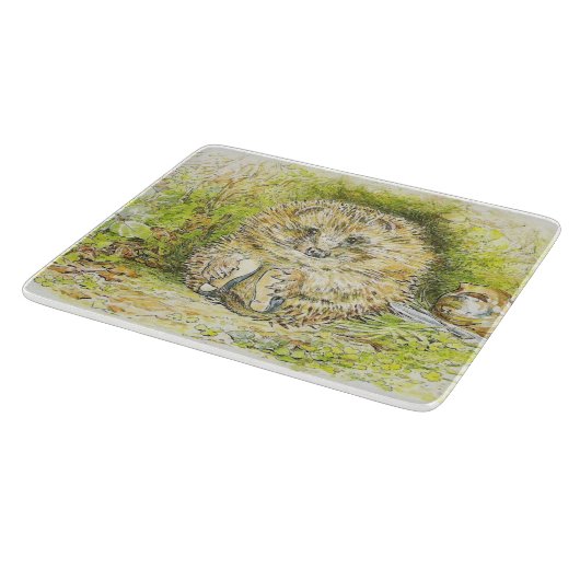 Altes Prickly Button (Igel) (von Beatrix Potter) Schneidebrett (Ecke)