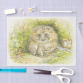 Altes Prickly Button (Igel) (von Beatrix Potter) Seidenpapier (Handwerk)