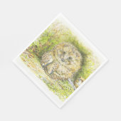Altes Prickly Button (Igel) (von Beatrix Potter) Serviette (Ecke)