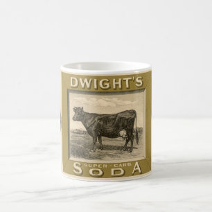 Altes Produktlabel, Dwight's Bicarbonated Soda Kaffeetasse