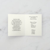 Altes Programm zur Beerdigung von Rotzüchtern (Innenseite)