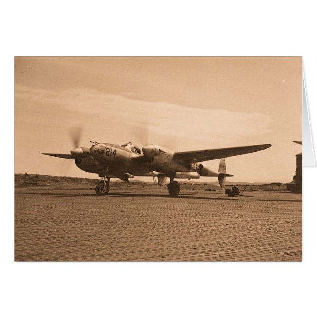 Altes Prop-Flugzeug (Vorderseite (Horizontal))