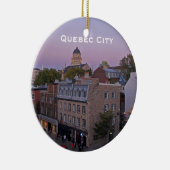 Altes Quebec Stadtbild Keramikornament (Rechts)
