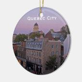 Altes Quebec Stadtbild Keramikornament (Links)
