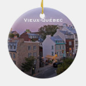 Altes Quebec Stadtbild Keramikornament (Hinten)