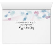 Altes Quilt-Muster zum Geburtstag (Innenansicht Horizontal (Unten))