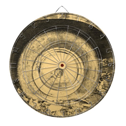 Altes Rad des Klassikers Dartscheibe (vorne)